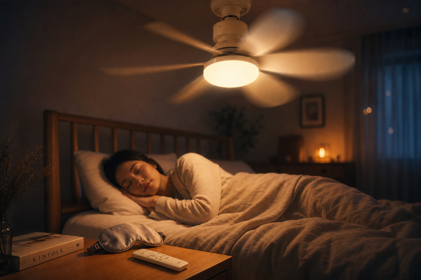 Le Ventilateur LED Intelligent — Lumière + Air Frais en Un Seul Geste