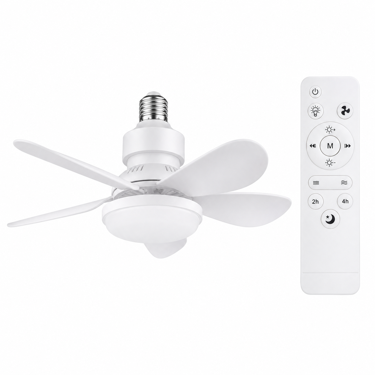 Le Ventilateur LED Intelligent — Lumière + Air Frais en Un Seul Geste